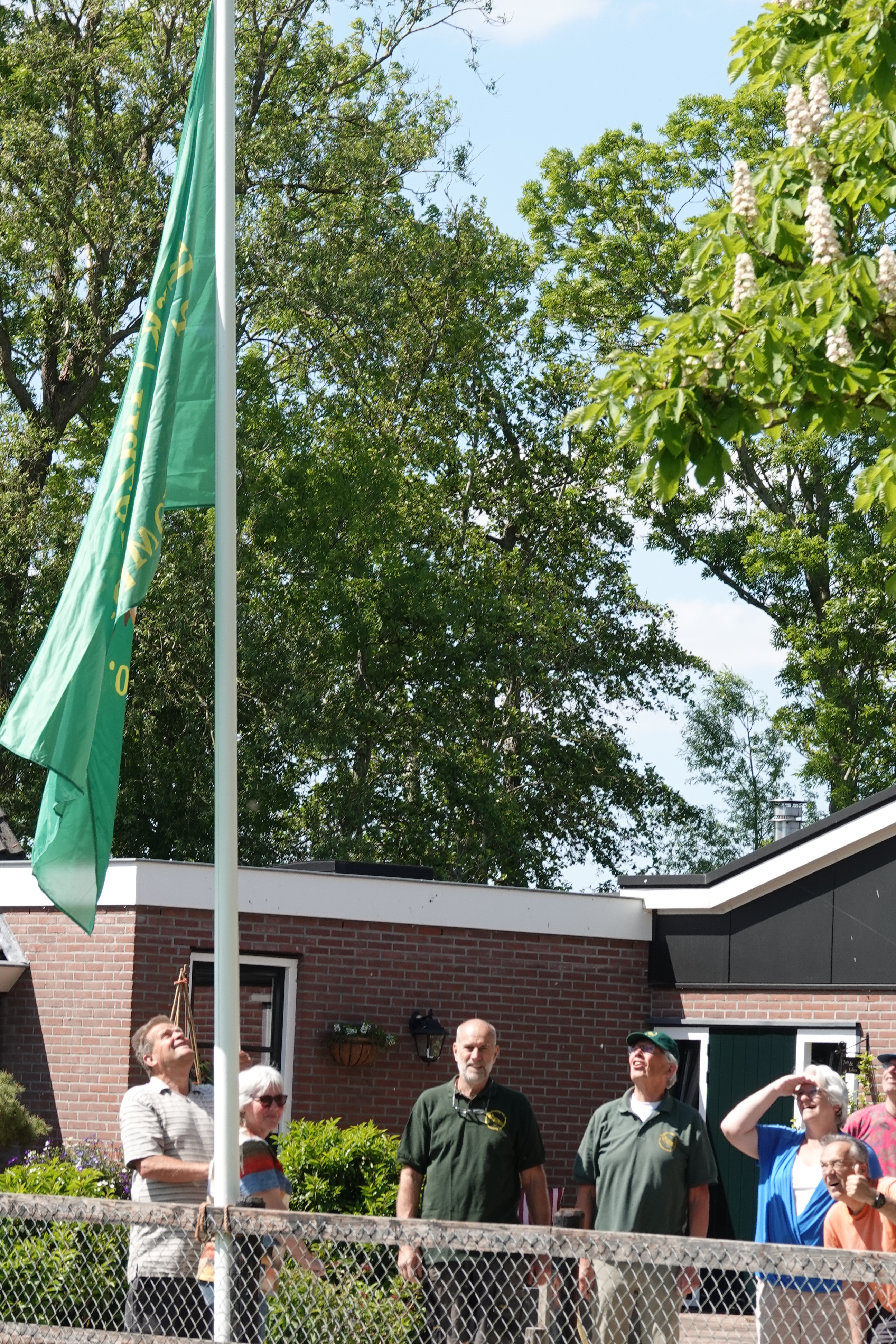 (Spookverlaat). Foto van - Margot Klingers.
Voorbereiding jubileumdag